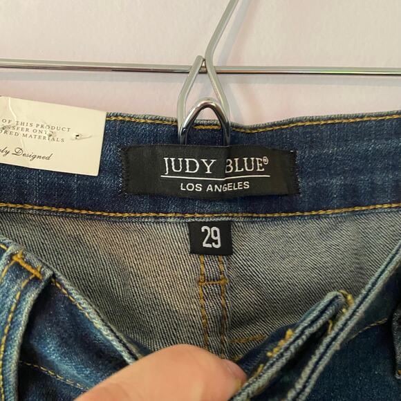 NWT Judy Blue Dark Wash Relaxed Fit Jeans High Waisted Slim Women's size 29 - Picture 2 of 13